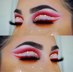 Holiday Eye Makeup, Festival Eye Makeup, Eye Makeup Glitter, Holiday Eye, Makeup Recipes, Christmas Eye Makeup, Ideal Makeup