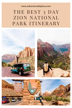 the best 3 day arizona national park itinerary