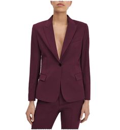 Flat Single Buttons 2 Pieces Women Suit Peak Lapel Blazer | SoloveDress – solovedress Womens Suit Vest, Lapel Blazer, Peak Lapel, Suit Vest, Body Size, Blue Brown, Blazer Suit, Suits For Women, Free Size