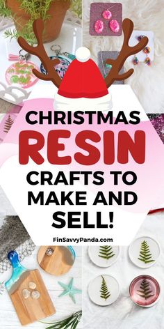 christmas resinin crafts to make and sell