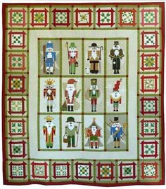 a quilt made to look like the nutcrackers