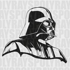 darth vader star wars svg file