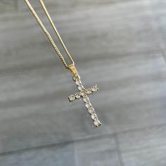 Diamond Cross Necklace, Black Stones, Cozy Room Decor, Diamond Cross, Cz Diamond, White Stone, Black Stone, Stone Settings, Cross Pendant