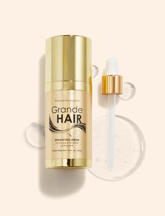 GrandeHAIR Serum: Natural & Thickening Hair Cycle, Grande Cosmetics, Grape Seed Extract, Licorice Root Extract, Scalp Conditions, Benzoic Acid, Dry Scalp, Licorice Root, Hair Density