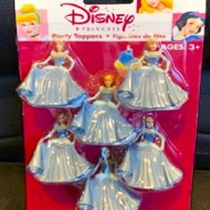 disney princess party toppers and figurines are in the package for $ 3 99