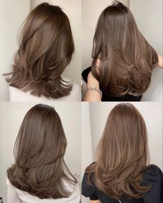 Layers Hairstyles, Beige Hair, Korean Hair Color, Fashion Technology