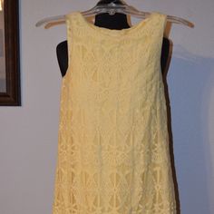 Max Studio New Without Tags 70%Cotton And 30%Nylon. Size= S Approx. Bust= 18" Width= 18.5'' Length= 33" Shoulder To Hemline. ***Check Out My Other Items!*** Thank You. Stretch Sleeveless Lace Mini Dress, Yellow Lace Sleeveless Dress, Boho Shift Dress, Ribbed Maxi Dress, White Eyelet Dress, White Bodycon, Max Studio Dress, Midi Shift Dress, Red Dress Maxi