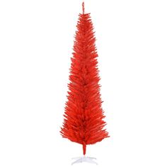 Seriously No-Hassle: If you're looking for an unlit artificial Christmas tree that holds its shape and is a safer option for your family, look no further than this pencil Christmas tree. Christmas Tree Slim, Slim Xmas Tree, Artificial Christmas Tree Stand, Slim Tree, Slim Christmas Tree, Tree Base, Pencil Christmas Tree, Festive Holiday Decor, Christmas Tree Stand