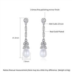 These elegant long drop earrings bring an added touch of elegance and sophistication to any ensemble. This one of a kind, ultra-sparkling, timeless piece is sure to turn heads. They are secured with a push-back post. - Stone Material: Cubic Zirconias.- Stone Shape: Round.- Metal: Copper.- Plating: White Gold Plated.- Size: Aprox. 4 cm Long.- Closure: Push Back Post.Ships in a Balara Gift Pouch.Available in Silver SKU# E2083 Elegant Long Drop Linear Earrings, Elegant White Gold Chandelier Earrings With Crystals, Elegant White Gold Crystal Chandelier Earrings, Elegant Drop Linear Earrings, Elegant Diamond White Dangle Bridal Earrings, Elegant Diamond White Drop Bridal Earrings, Elegant Drop Linear Earrings For Formal Occasions, Elegant Linear Drop Earrings For Formal Occasions, Elegant White Long Drop Earrings