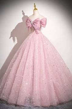 Prom Dress With Bow, Prom Dress Short Lace, Prom Dress Pink, Champagne Prom Dress, Off Shoulder Evening Dress, A Line Prom Dress, A Line Prom Dresses, Sweet 16 Dresses