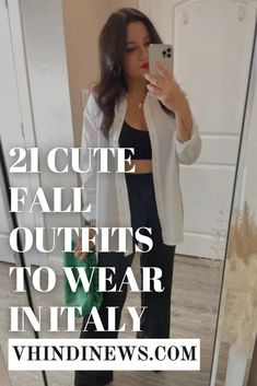 What to Wear in Italy in Fall: 21 Fall Outfits to Wear in Italy: Fall Trend 2024 46 Outfit Ideas For Italy In November, How To Dress In Italy In November, Italy October Outfit Women, Florence Fall Outfits, Fall Italy Travel Outfits Women, How To Dress In Italy In October, What To Wear In Rome In November, Outfits For Italy In November, Fall Italian Outfits