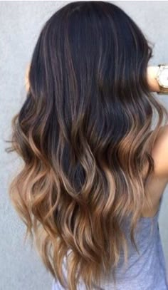 Brown To Light Brown Ombre, Ombre Long Hair, Dark Brown To Light Brown, Long Hair Color Ideas, Coffee Brown Hair, Light Brown Ombre, Dark Ombre Hair, Brown Hair Shades