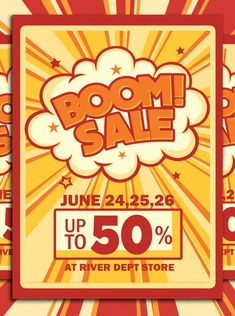 the boom sale is up to 50 % off at river dept store on june 24, 2012