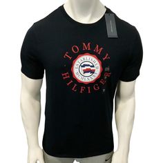 Nwt Tommy Hilfiger Msrp $44.99 Men's Navy Jersey Short Sleeve T-Shirt Size S M L Xl Regular Fit. 100% Cotton Machine Washable Imported. 100% Authentic Guaranteed Orders Will Be Shipped Within The Same To 1 Business Day On Payment Received, And You Will Receive Your Purchase Within 2 To 3 Days. 030134121 030134122 030134123 030134124 Tommy Hilfiger Graphic Tee For Streetwear, Tommy Hilfiger Logo Print T-shirt For Streetwear, Tommy Hilfiger Black Crew Neck T-shirt, Tommy Hilfiger Tops With Logo Print For Streetwear, Tommy Hilfiger Logo Print Top For Streetwear, Tommy Hilfiger Graphic Print T-shirt For Streetwear, Tommy Hilfiger Black Crew Neck Top, Tommy Hilfiger Sporty Black Tops, Tommy Hilfiger Relaxed Fit Logo Print Tops