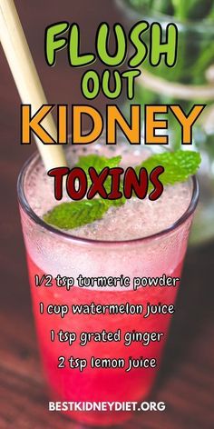 Natural Home Drink To Cleanse Your Kidneys - Live The Alternative Kidney Healthy Foods, Kidney Friendly Foods, Berbuka Puasa, Kidney Cleanse, Healthy Drinks Smoothies, Makanan Diet