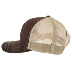 NRS Brown and Khaki Cap Mesh Back Snap Back NRS-CAP24-039 Pair this cap with your favorite NRS tee. Snap Backs, Mesh