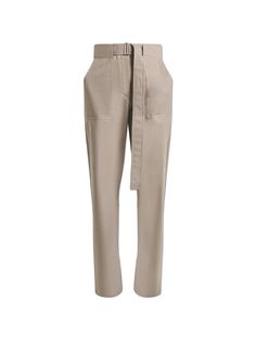 Take off-duty dressing to the next level with UNI FORM’s Utility Pants. They’re made in South Africa from tobacco-hued cotton and have a comfortable, relaxed fit that makes them extra versatile. Designed to sit high on the waist, they’re finished with roomy patch pockets and an adjustable belt for a flattering touch. Make sure to tuck your shirt or blouse in. - High rise, concealed zip fly, adjustable belt, patch pockets, full length - Cotton - Crafted locally with natural fibers - Each piece is Neutral Trousers With Belt Loops, Neutral Color Pants With Belt Loops, Neutral Bottoms With Belt Loops For Work, Neutral Workwear Pants With Belt Loops, Relaxed Fit Paperbag Waist Pants For Work, Relaxed Fit Paperbag Waist Workwear Pants, Utility Pants With Paperbag Waist For Workwear, Utility Style Paperbag Waist Pants For Work, Utility Paperbag Waist Pants For Workwear