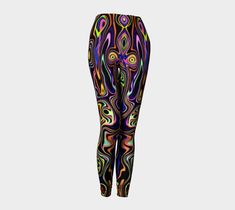 Go from yoga to dinner in our body hugging printed leggings! Compression fit performance fabric milled in Montreal. Made to last, this fabric won't lose shape and the vibrant print will never fade.  * Made from 88% polyester, 12% spandex performance knit fabric manufactured in Canada * The performance fabric features EcoPoly fiber, this fiber is eco-friendly since it requires significantly less energy and water during manufacturing than conventional polyester * Every pair of leggings is printed and sewn by hand in Montreal, Canada * Signature performance fabric is made by a local Montreal mill * Compression fit, our leggings hug in all the right places and suit all body types * Vivid print that will never fade after washing, this ultra-stretch fabric holds shape even after multiple wearing Womens Leggings, Performance Fabric, New Wave, Our Body, Outfits With Leggings, Printed Leggings, Fashion Ideas, Body Types, Montreal