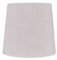 a white lamp shade on a white background