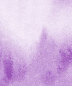 a purple and white watercolor background with some trees in the distance on top of it