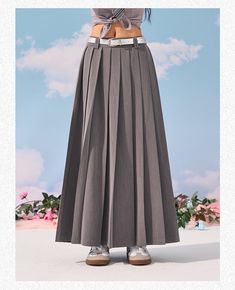 Age: 18-24 years oldSize: S M L XLPattern: Solid colorStyle: StreetStreet: Sports and leisureWaist type: Low waistColor classification: gray pinkSKU: B01390E32Skirt type: pleated skirtYear Season: Summer 2023Skirt length: Long skirtSilhouette: Type AMaterial composition: polyester Gray Pleated Bottoms For School, Gray Pleated School Bottoms, Gray Summer Skirt For School, Gray School Skirt For Summer, Gray Summer School Skirt, Gray Pleated School Skirt, Gray Pleated Skirt For School, Gray Cotton Pleated Skirt, Gray Cotton Skirt For Spring