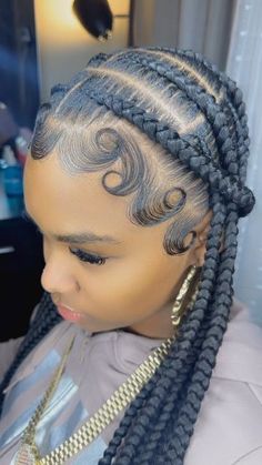 Popsmoke Braids Side Part, Pop Smock Braids Girl, Feed In Braids Cornrows Hairstyles, Popsmoke Braids Women, Two Layer Braids, 2 Layer Feed In Braids, Two Layer Feed In Braids, Raindrop Braids, Popsmoke Braids