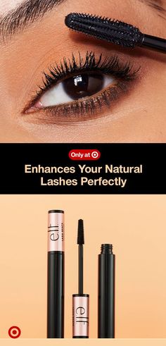 The e.l.f. Lash Beats Defining & Lengthening Mascara is formulated with fibers to give your lashes length & definition for a naturally enhanced look. The wand has a narrow, flexible brush to create seamless separation & longer looking lashes. Apply additional coats to build your desired effect. Get this item only at Target. Best Mascara For Length, Mascara Tips, Lengthening Mascara, Best Mascara, Pitch Black, Feminine Care, Cruelty Free Beauty, Natural Lashes, Styling Tips