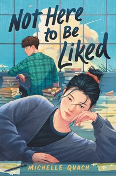 there is a book cover for not here to be liked