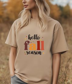 Happy Fall Hodie, Thankful Sweatshirt, Fall Shirt, Pumpkin Sweatshirt, Thanksgiving Sweatshirt, Thankful Hoodie, Thanksgiving Shirt, Crewneck, Gift Idea, Fall Crewneck, Women Sweatshirt, Funny Sweatshirt, Fall Sweatshirt, Thanksgiving Gift, Fall Sweater A tracking number will be provided once your item has shipped. Orders are usually processed and shipped promptly on the following business day. Please note that shipping may experience delays during holiday seasons due to a high volume of orders. All delivery dates are estimates and cannot be guaranteed. We appreciate your understanding. Feel free to contact us if you have any questions or issues with your order. Your satisfaction is our top priority! Direct-to-garment printing: Please note that the design may appear slightly less vibrant t Fall Cotton Tops With Lettering, Short Sleeve Sweatshirt With Text Print For Fall, Fall Crew Neck Top With Lettering, Fall Short Sleeve Sweatshirt With Text Print, Fall Text Print Short Sleeve Sweatshirt, Relaxed Fit Slogan Sweatshirt With Short Sleeves, Relaxed Fit Short Sleeve Slogan Sweatshirt, Cute Slogan T-shirt For Fall, Fall Graphic Tee With Lettering