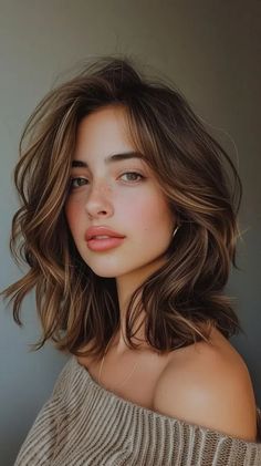 Fall Blonde Hair, Summer Haircuts, Oval Face Hairstyles, Haircuts For Wavy Hair, Air Dry Hair, Haircuts For Medium Hair, Trendy Short Hair Styles, Shoulder Length Hair, Light Brown Hair