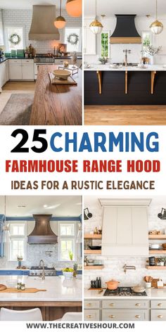 25 charming farmhouse kitchen range hood ideas for a rustic elegance