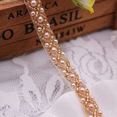 PRICES MAY VARY. Material: China AAA crystal rhinestone, clear glass pearl bead and Rose Gold claw fine designs beautiful patterns and sparkle rhinestone trim. Rhinestone Trim Size：108 inches x 0.4 inches （3yards*1cm） 100% Handmade Design: Rhinestone applique for crafts DIY wedding accessories, bridal headdress, bridal belt. The exquisite workmanship will give you something different. DIY Decoration: Beautiful crystal rhinestone chain can be used to DIY jewellery, or decorate home, phone, bag, e Wedding Dress Collar, Lace Applique Diy, Wedding Accessories Diy, Bridesmaid Belt, Bridal Applique, Bridal Headdress, Bridal Bag, Wedding Sash Belt, Rose Gold Beads