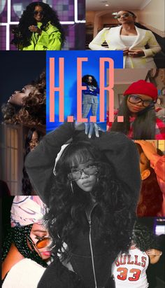 a collage of photos with the words help on it and images of women in hats