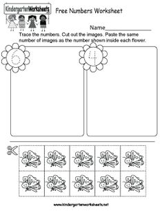 a worksheet with numbers and pictures to help students learn how to make flowers