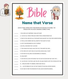 a printable bible name that verse with an image of a man holding a tree