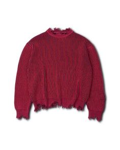 GOLDIE - B/R DISTRESSED RIB KNIT SWEATER - ASTOUD Rib Knit Sweater, Ribbed Knit Sweater, Cotton Knit, Both Sides, Knit Sweater, Rib Knit, Ribbed Knit, Vietnam, Knitted Sweaters