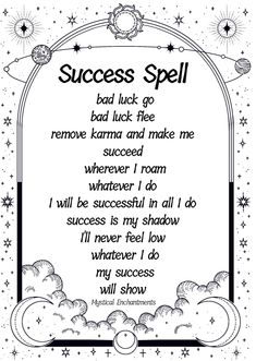 Success Spell, Money Spells That Work, Thursday Quotes