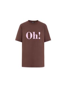 MO&Co. Women's Relaxed Letter Print T-shirt Features : - Relaxed fit- Breathable cotton- Crewneck, short sleeves- "Oh!" Letter print front details Code: MBC2TEET29 & MBC2TEEK01The back length of size S is 62.5cmMATERIALS & CARE Material: 100% CottonREMINDER: All items are measured manually. Please note that it's reasonable that there might be minor measurement differences (1-2cm) on some items.