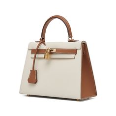 Free U.S. shipping. Style: Buckle, Classic, Commuting , color:White, suite for season：Spring, Summer, Autumn, Winter ，Date, Hanging out, Honeymoon, Party, Red Carpet, Material Genuine Leather, Women's White and Brown Leather Handbags Crossbody Bags with Lock Buckle Belt Satchel, Carpet Material, Brown Leather Handbags, Leather Handbags Crossbody, Orange Leather, Blue And Orange, Satchel Handbags, Hanging Out, Season Spring