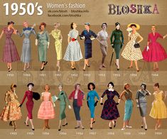 1950 Women, Áo Blu, Fashion 1950, 50s Outfits, 1950’s Fashion, Fashion 50s