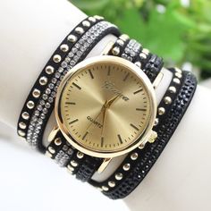 Strap Material: Faux LeatherDial Surface material: GlassColors: White,Red,Purple,Green,Black,Light blue,Rosy,Pink,Golden,Royal blue,Sky blue,CoffeeDial shape: RoundItem Type: WristwatchesDiameter: 3.8cmDial Thickness: 0.7cmStrap: 23cmWeight: 50gWaterproof: NoMovement: QuartzOccasions: UniversalGender: WomenStyle: Fashion Blazers Shoes, Timeless Watches, Swiss Army Watches, Hip Clothes, Expensive Watches, Rosy Pink, Telling Time, Casual Watches, Ankle Bones