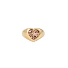 Details 14k gold morganite heart signet ring Available in 14k yellow, rose and white gold Handmade in USA Due to the nature of all gemstones, small variations in size, shape and color may occur and may not be exact as image shown Heart Shaped Stone Ring, Heart Gem Ring, Heart Signet Ring, College Rings, Morganite Jewelry, Finger Bracelets, Morganite Diamond, Mini Hoop Earrings, Gold Signet Ring