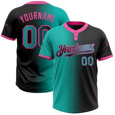 a baseball jersey with the name and number on it, that reads yourname 00