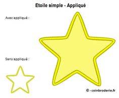 an image of a star with the words eolele simple - applique