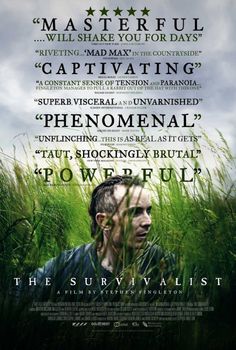 a movie poster with the words,'the survivor list'and an image of a man standing in tall grass