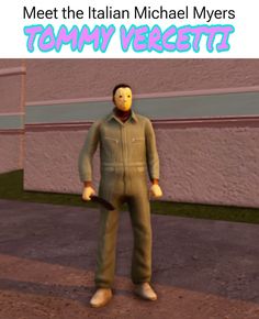 Height 6’4” Robber Outfit, Tommy Vercetti, Bank Robber, Michael Myers