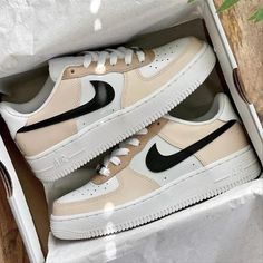 ✨ Authentic, Brand new with box. ❤️ Each pair is personally handmade. ★ Each pair is unique and one of a kind. 👟 Best quality waterproof and scratch-proof paints used. 🌷 Trusted artist - 300+ satisfied customers across various platforms. Nike Air Force 1s, Dr Shoes, All Nike Shoes, Custom Air Force 1, Nike Air Shoes, Cute Nike Shoes, Cute Nikes, Aesthetic Shoes, Custom Nikes