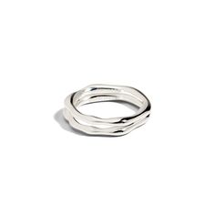 Quantity:2 ringsMaterials:925 Sterling SilverHypoallergenic and Nickel FreeDimensions:Size: US 6.5This item comes with a one-year warranty.Greeting card and/or gift receipt for exchange is available with purchase at checkout. Everyday Silver Stackable Rings With Polished Finish, Silver Sterling Silver Double Band Rings, Sterling Silver Double Band Rings, Double Band Sterling Silver Rings In Silver, Elegant Silver Stackable Rings For Everyday, Modern Sterling Silver Couple Rings With Round Band, Silver Stackable Rings With Simple Design For Formal Occasions, Everyday Silver Stackable Rings Tarnish Resistant, Elegant Silver Stackable Rings Tarnish Resistant