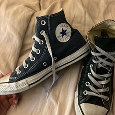 Well Loved But In Amazing Condition And Will Look Brand New With A Good Clean Soft Grunge Shoes, High Top Converse Shoes, Converse For Sale, Cute And Comfy Shoes, Women’s Converse, Shoes 2000s Style, Shoes For Back To School 2024, Marauders Shoes, Shoes For Women Sneakers & Athletic