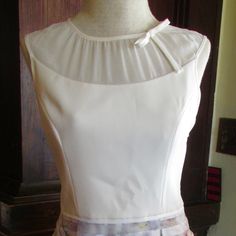 Nwt-Ted Baker - Solid Cream Sleeveless Bodice- Spring Print Stripe/Floral Skirt W/ Pockets - Size 2 ( American 6) White Fitted Sleeveless Day Dress, White Fitted Sleeveless Dress For Daywear, Fitted White Sleeveless Dress For Daywear, White Fitted Sleeveless Dress For Garden Party, London Spring, Spring Prints, London Dresses, Fashion Board, Ted Baker London